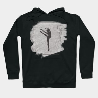 ballet disegn in grey Hoodie